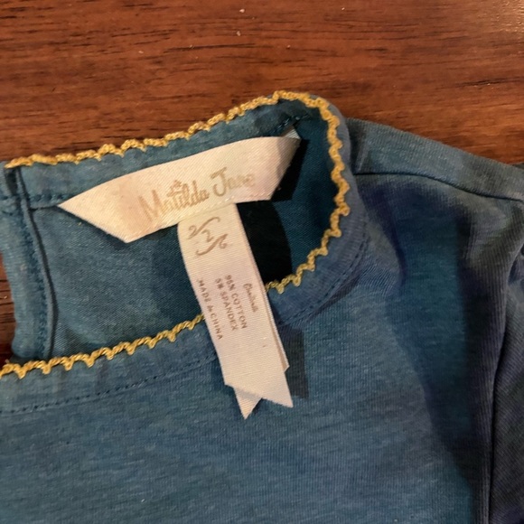 Matilda Jane dark teal ruffle dress - Picture 2 of 4